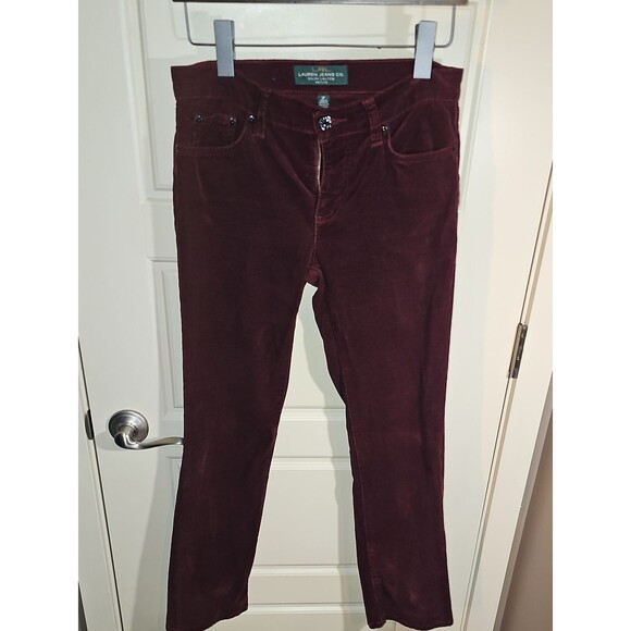 Lauren Ralph Lauren Pants - Lauren Jeans Co. Corduroy Pants in Wine Size 2P